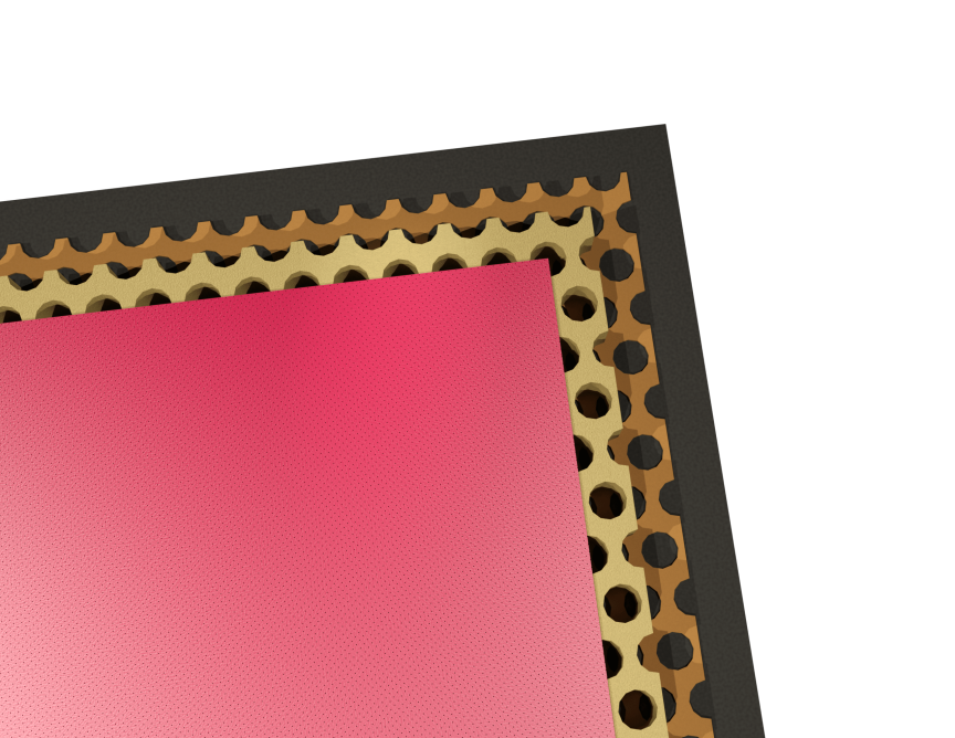 Nanolite 0,3 – 2,0 D: Draufsicht auf die Schichten